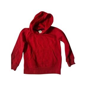 Amazon essentials red hoodie sweatshirt kids 6-7